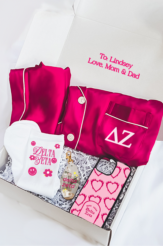 Pink Berry Pajamas Gift Box - Delta Zeta