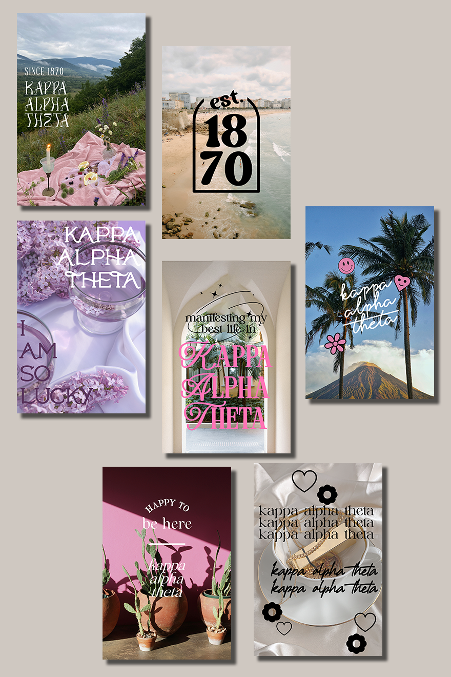 Photo Collage Kit #5 - most sororities available!