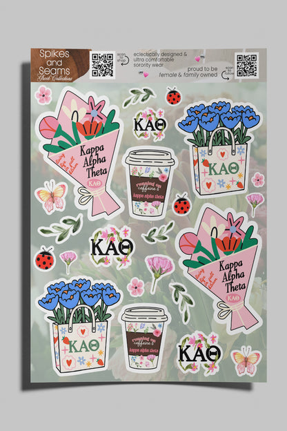 Flower Market Sorority sticker set #21