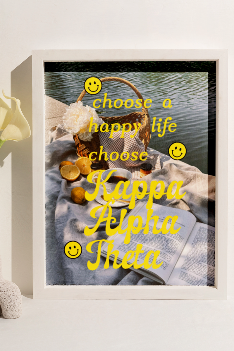 Art Print #24 - Kappa Alpha Theta (8.5"x11")