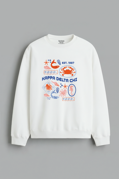 Sorority Ocean Crewneck - Kappa Delta Chi - Spikes and Seams Greek