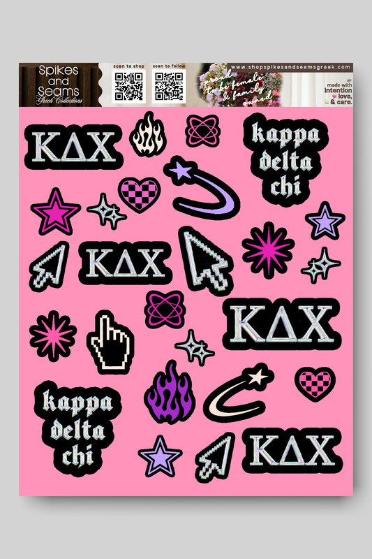 Sorority Sticker Sheet #24 - Kappa Delta Chi