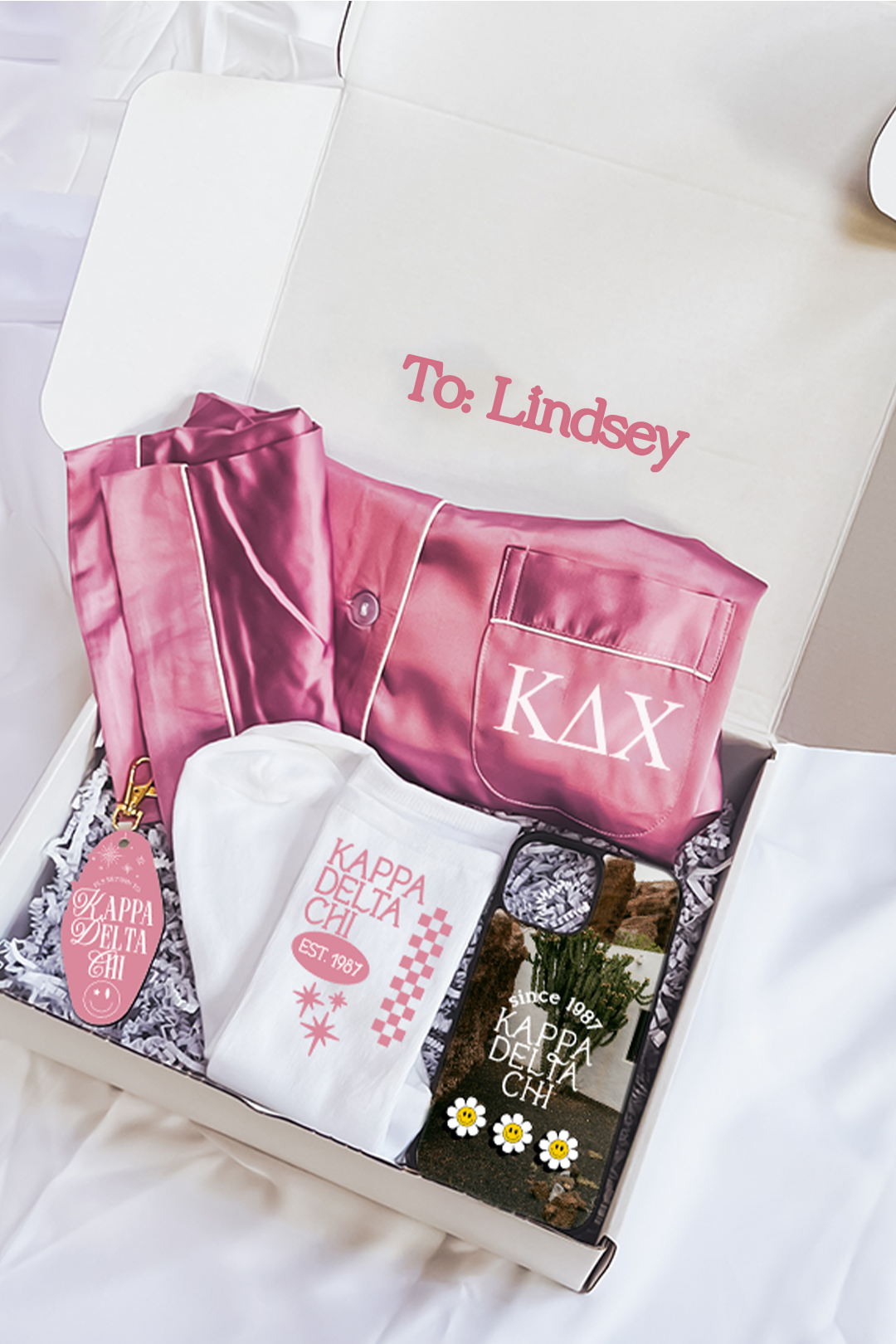 Purple Pajamas Gift Box - Kappa Delta Chi