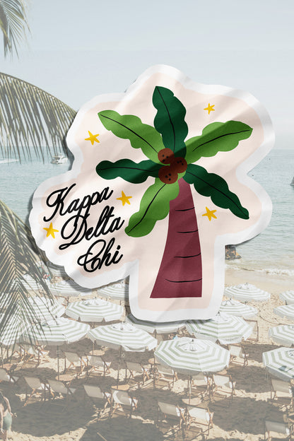 Waterproof Palm Tree Sorority Sticker