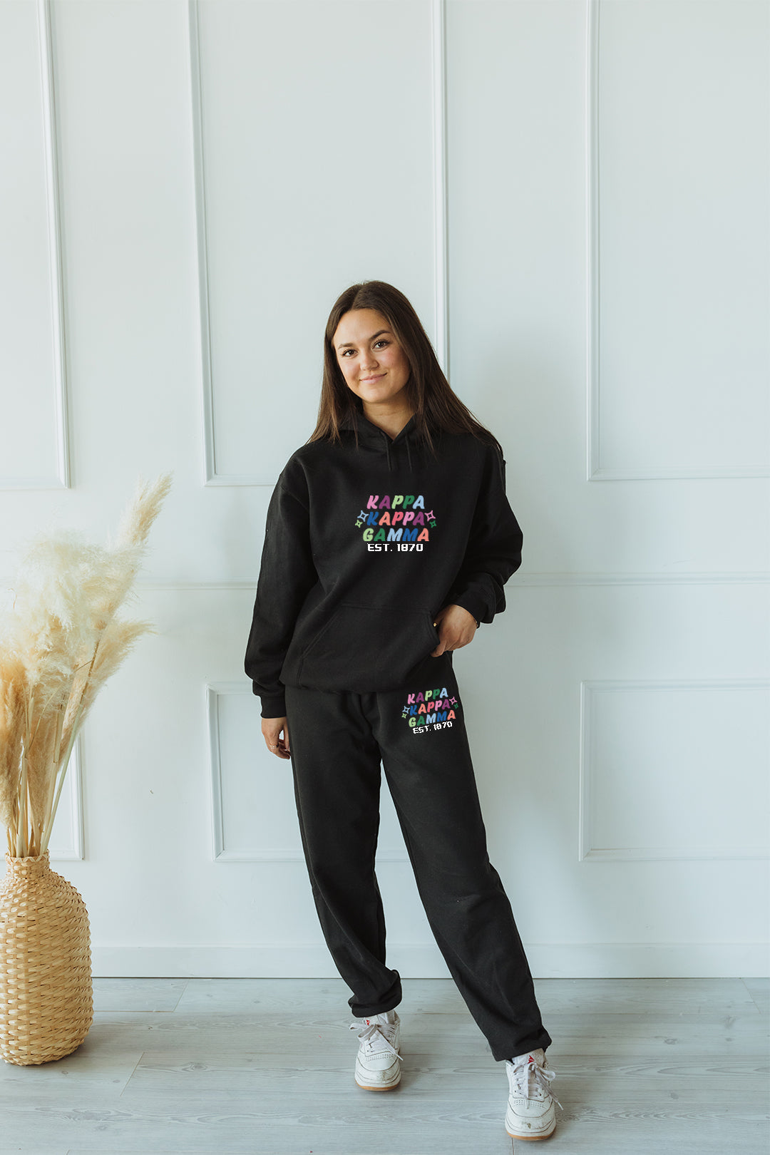 Rainbow Text sweatsuit - Kappa Kappa Gamma