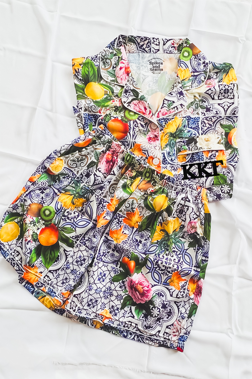 Greek Letter Sicilian Fruit Pajamas - Kappa Kappa Gamma