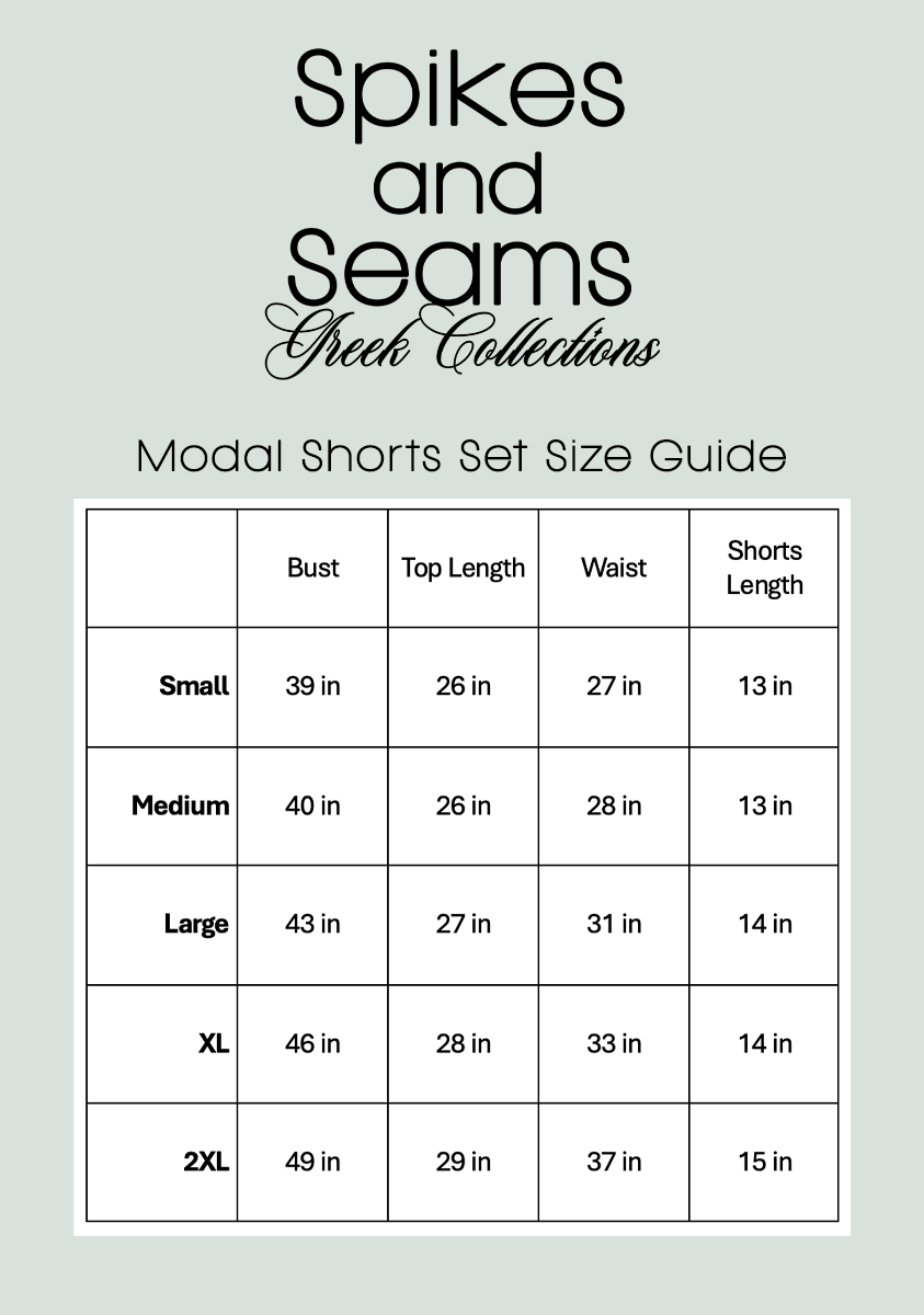 Eucalyptus Modal Pajamas - script text