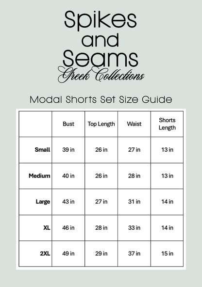 Eucalyptus Modal Pajamas - script text