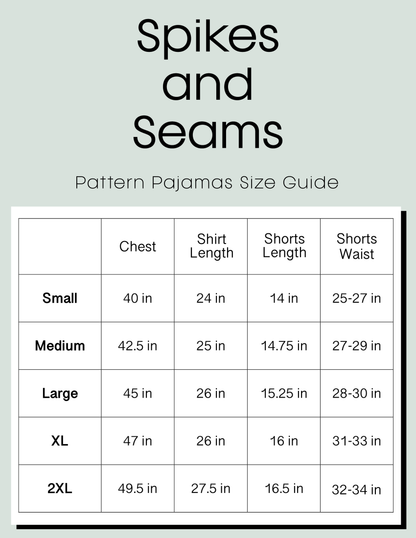 Greek Letter Pastel Palms Pajamas - Zeta Tau Alpha