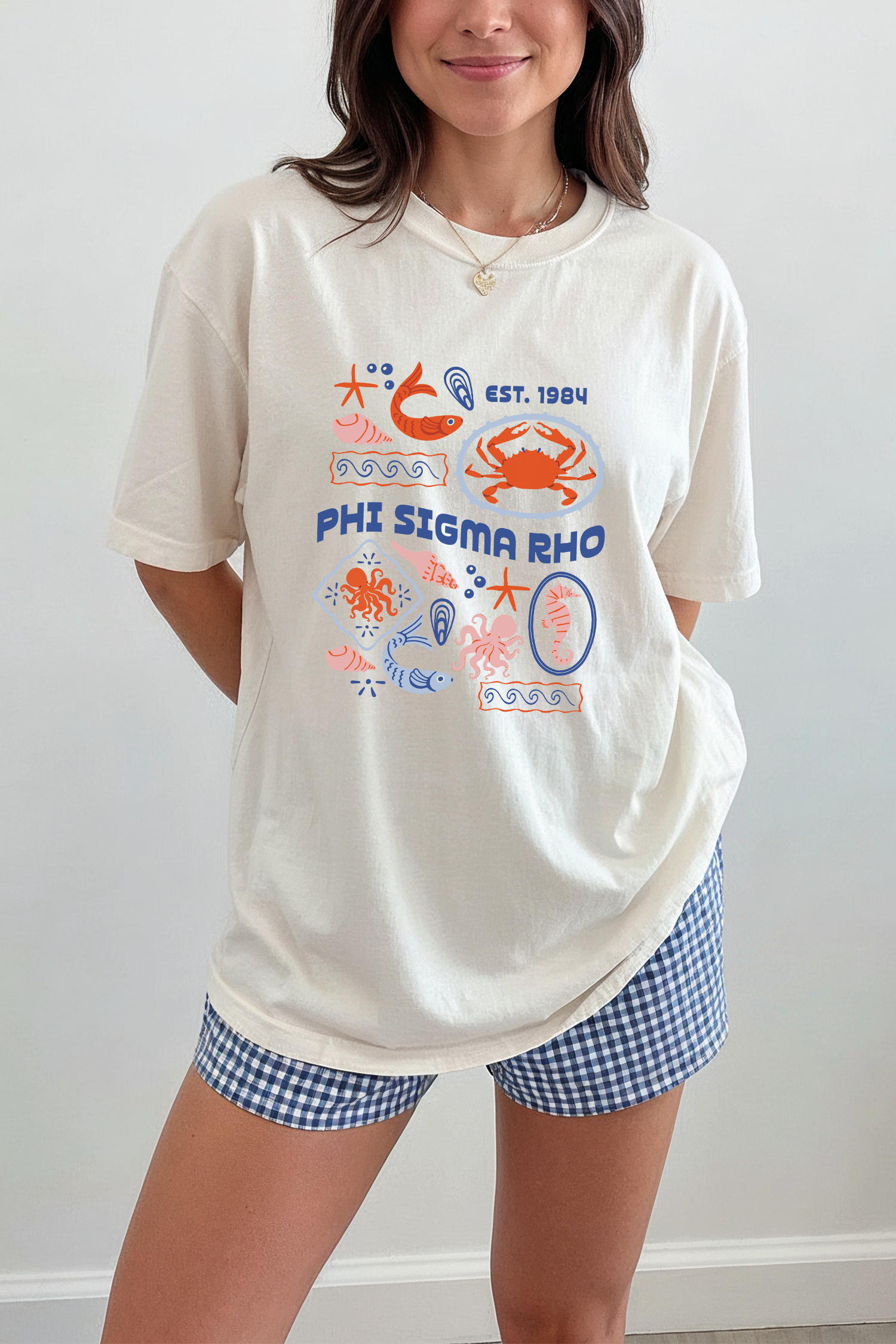 Sorority Ocean Tee - Phi Sigma Rho