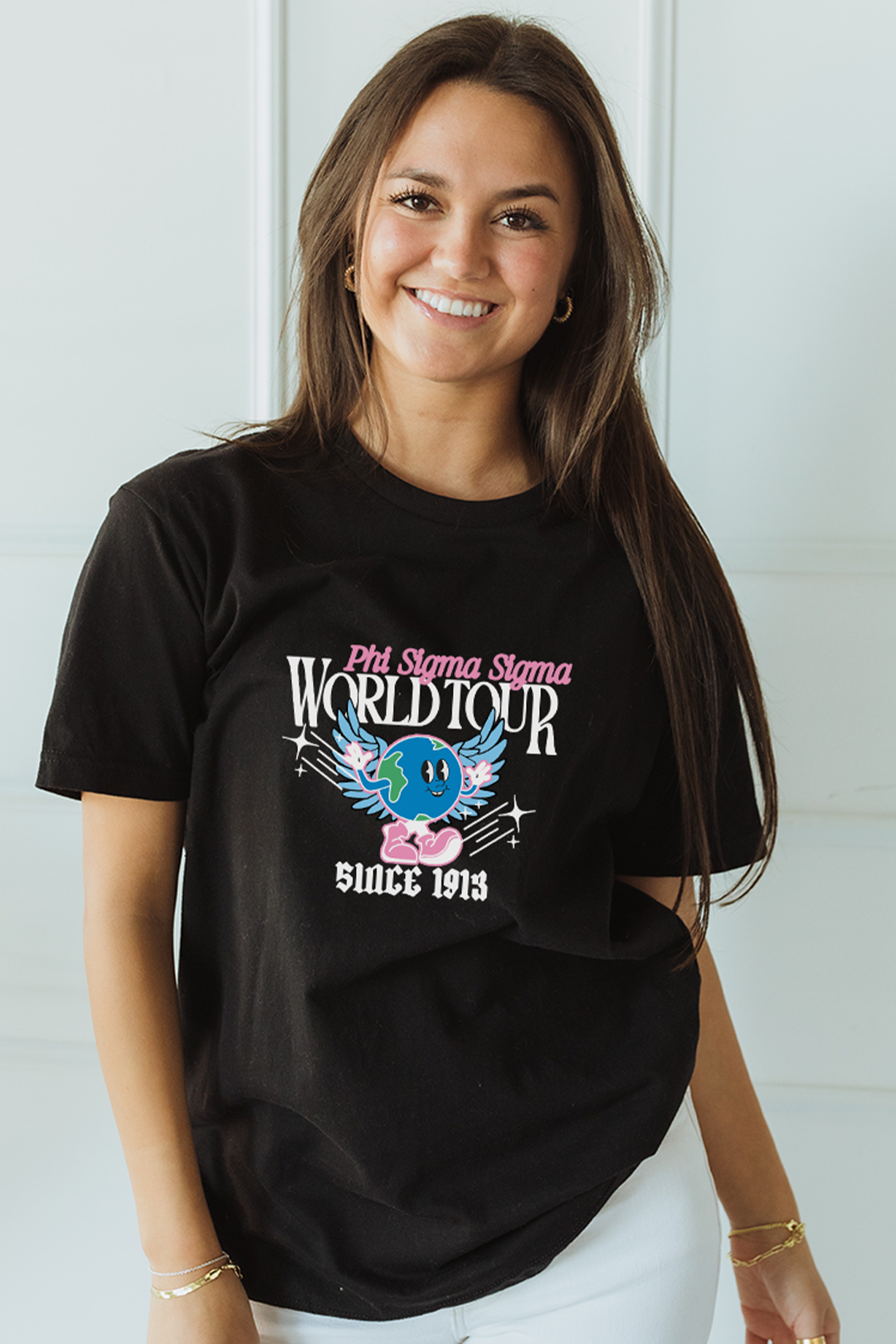 World Tour tee - Phi Sigma Sigma