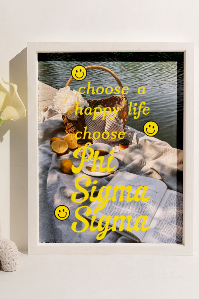 Art Print #24 - Phi Sigma Sigma (8.5"x11")