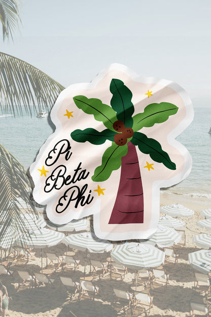 Waterproof Palm Tree Sorority Sticker