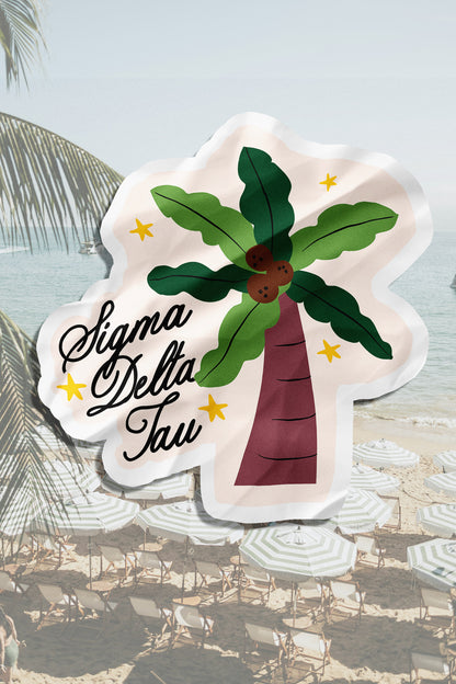 Waterproof Palm Tree Sorority Sticker