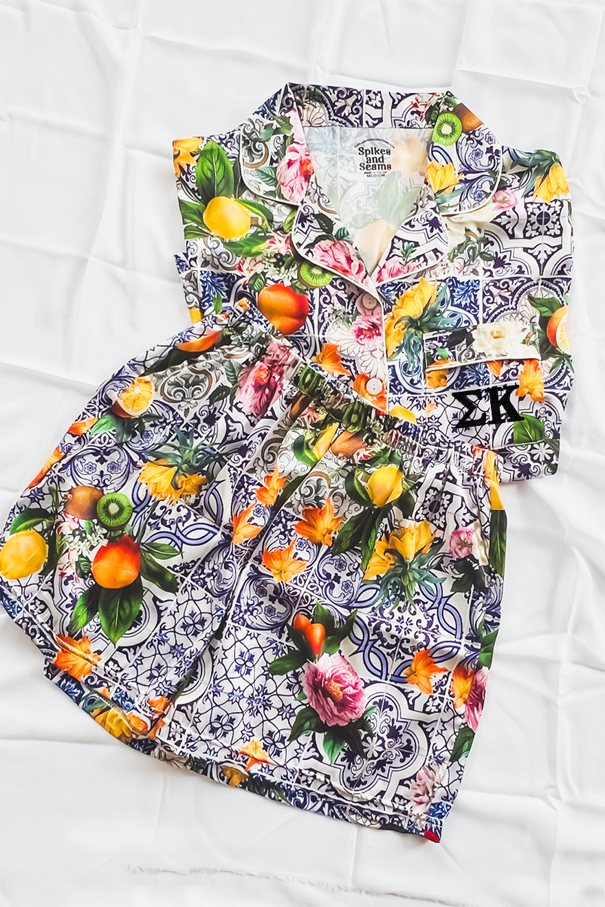 Greek Letter Sicilian Fruit Pajamas - Sigma Kappa