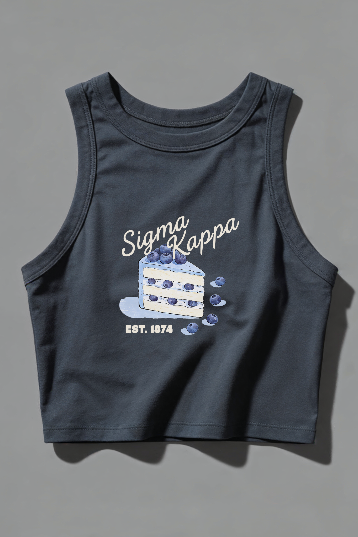 Blueberry Cake Sorority Micro Tank - Sigma Kappa