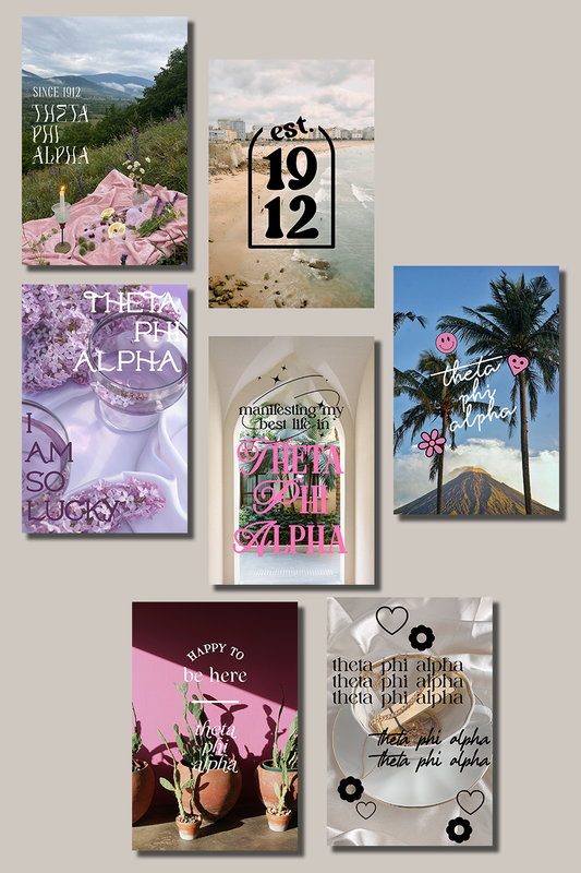 Collage Kit #5 - Theta Phi Alpha