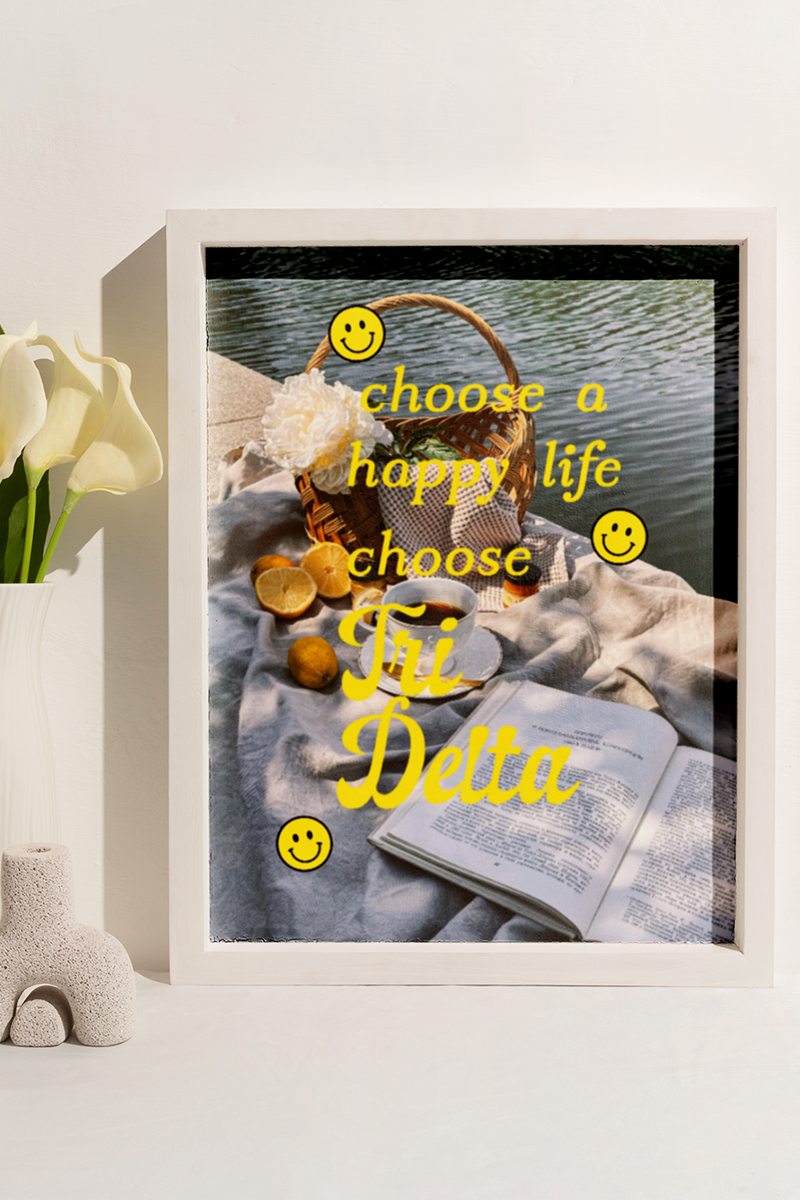 Art Print #24 - Tri Delta (8.5"x11")