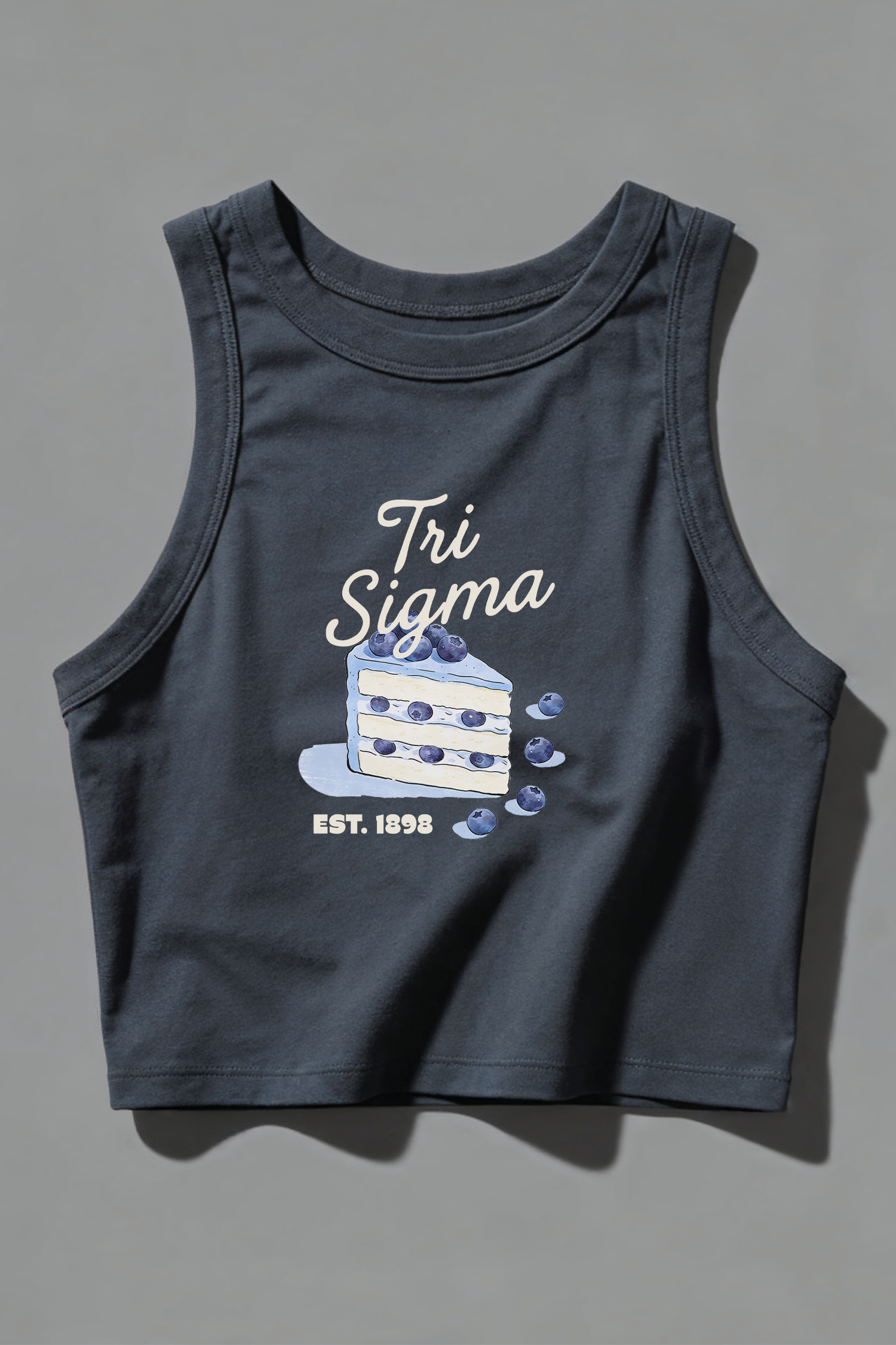 Blueberry Cake Sorority Micro Tank - Tri Sigma