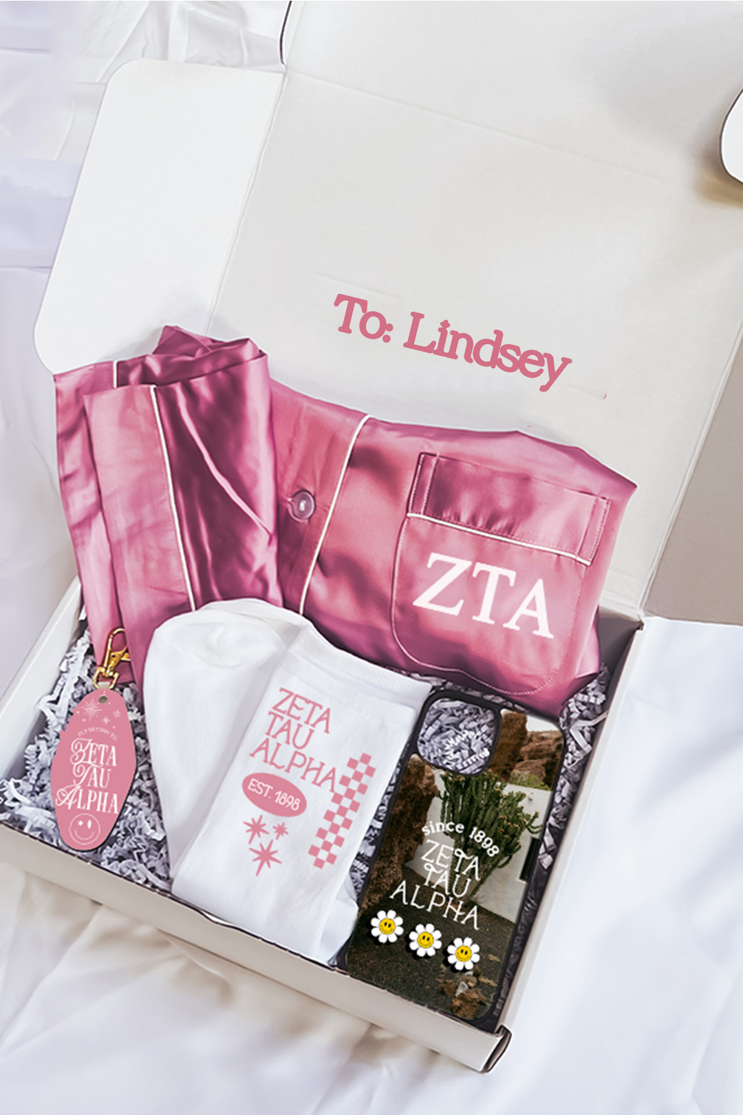 Purple Pajamas Gift Box - Zeta Tau Alpha