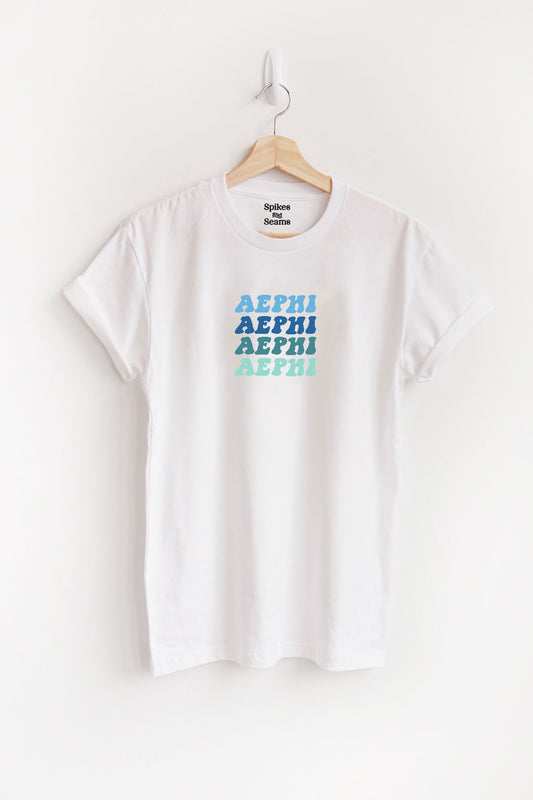 Gradient tee - choose your sorority! - Spikes and Seams Greek