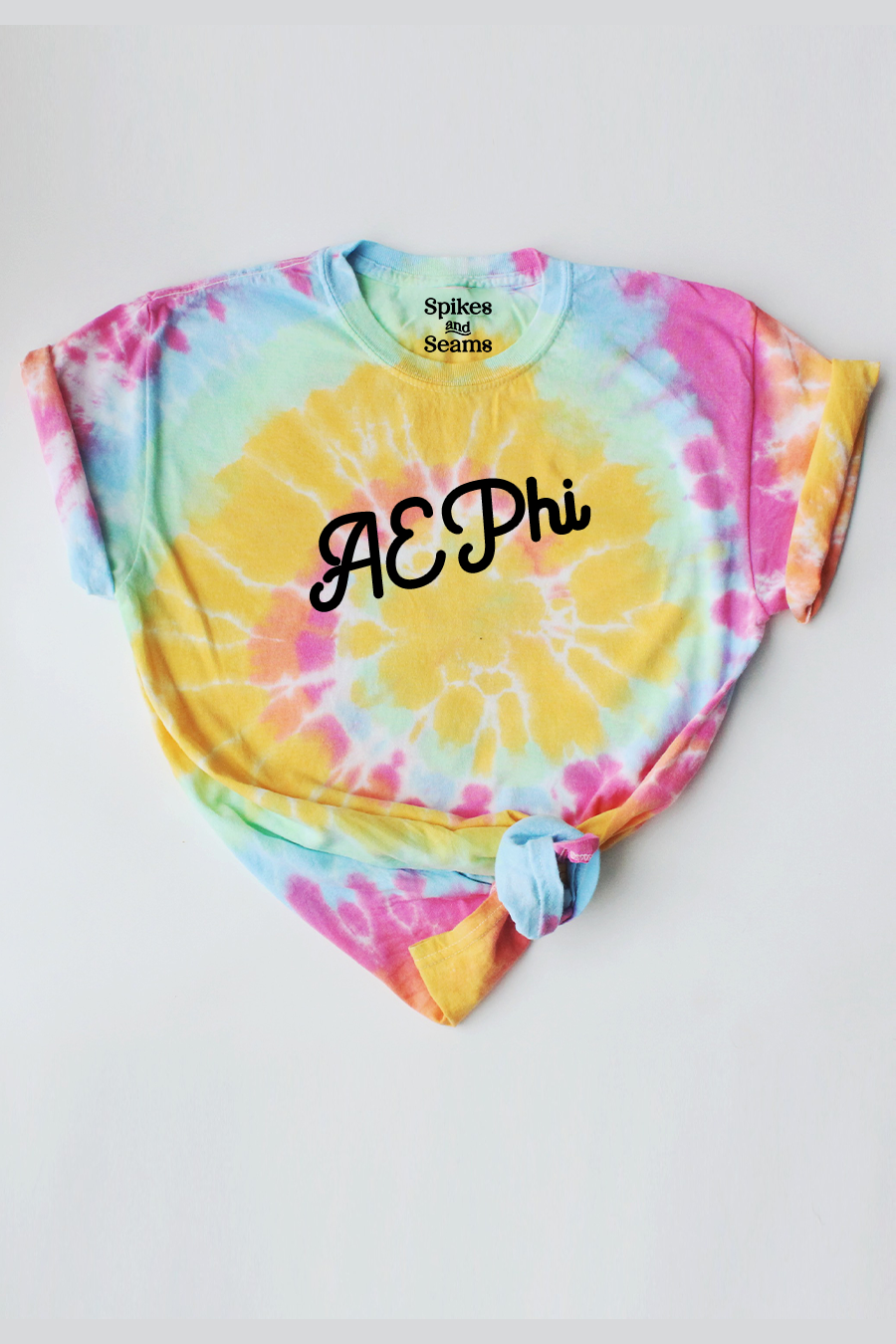Tie Dye script tee - AEPhi