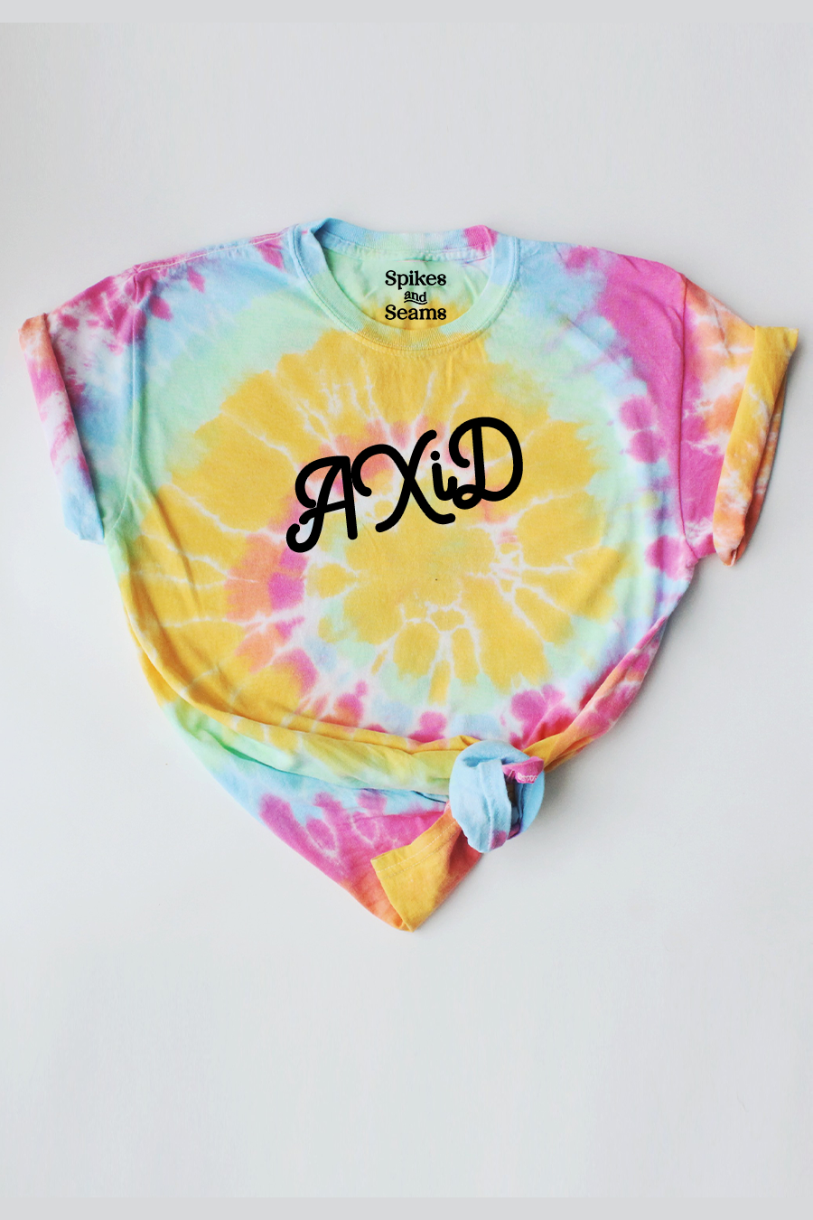 Tie Dye script tee - AXiD
