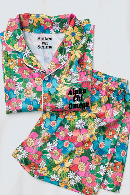Flowerland pajamas - Alpha Chi Omega