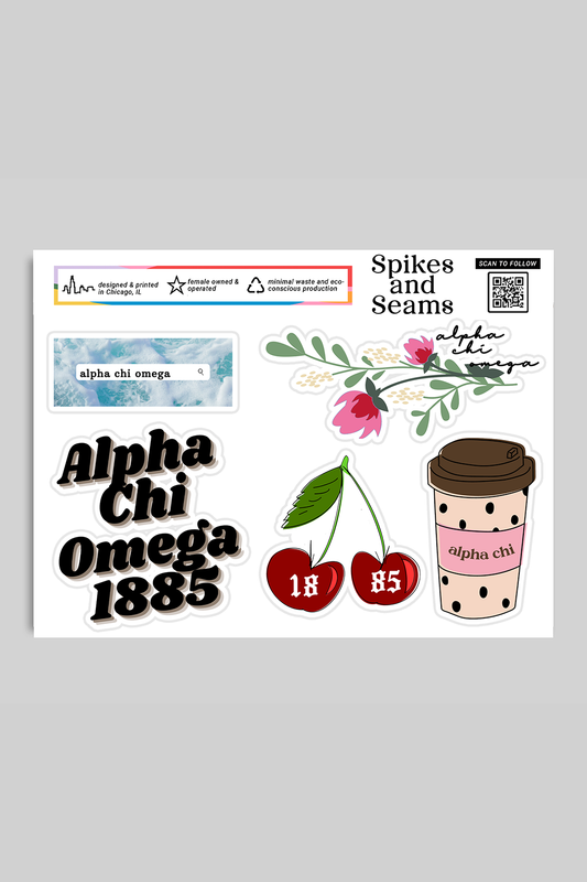 Sticker Sheet #4 - Alpha Chi Omega