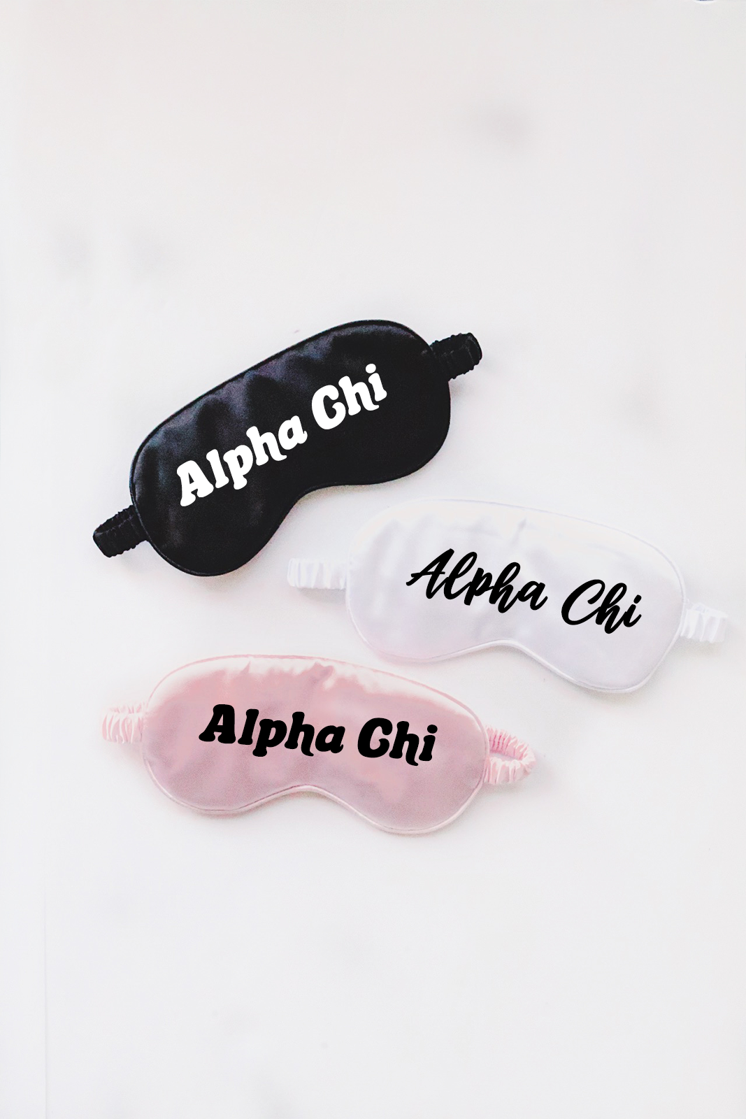Custom Sleep Mask - Alpha Chi