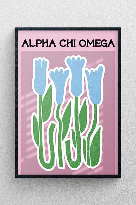 Art Print #18 (8.5x11) - Alpha Chi Omega