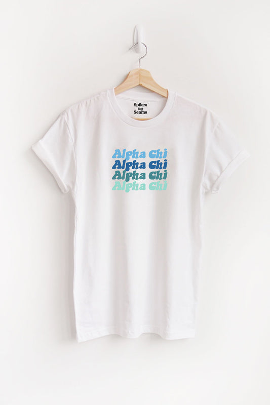 Blue Palette tee - Alpha Chi