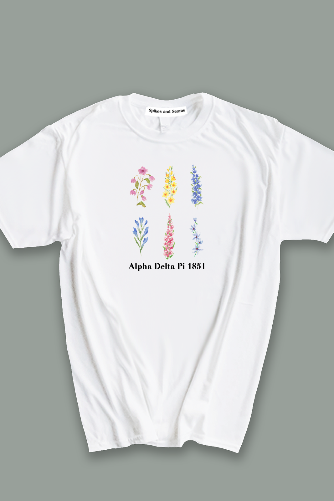 Wildflowers tee - Alpha Delta Pi - Spikes and Seams Greek