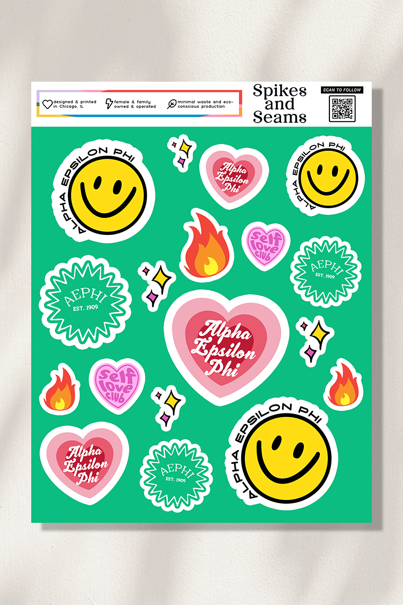 Sticker Sheet #14 - Alpha Epsilon Phi