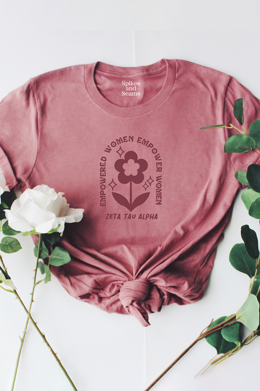 Empowered Women tee - Zeta Tau Alpha