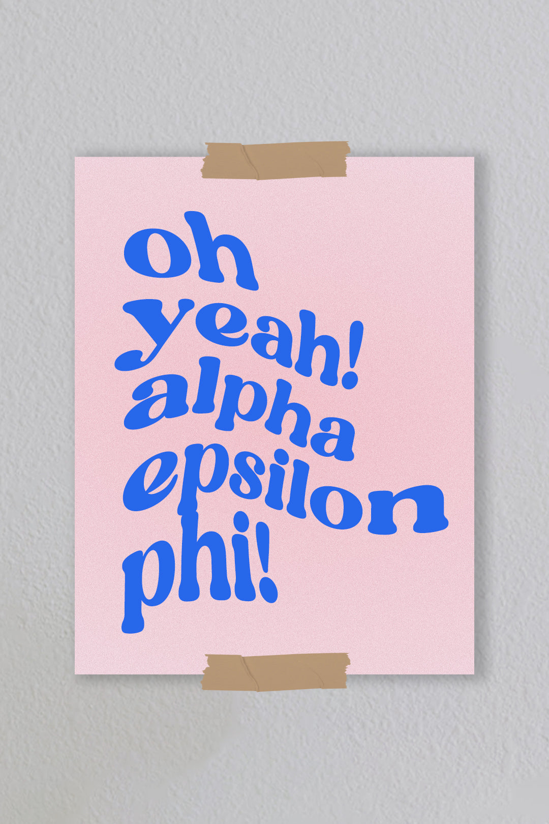 Art Print #11 (8.5x11) - Alpha epsilon Phi
