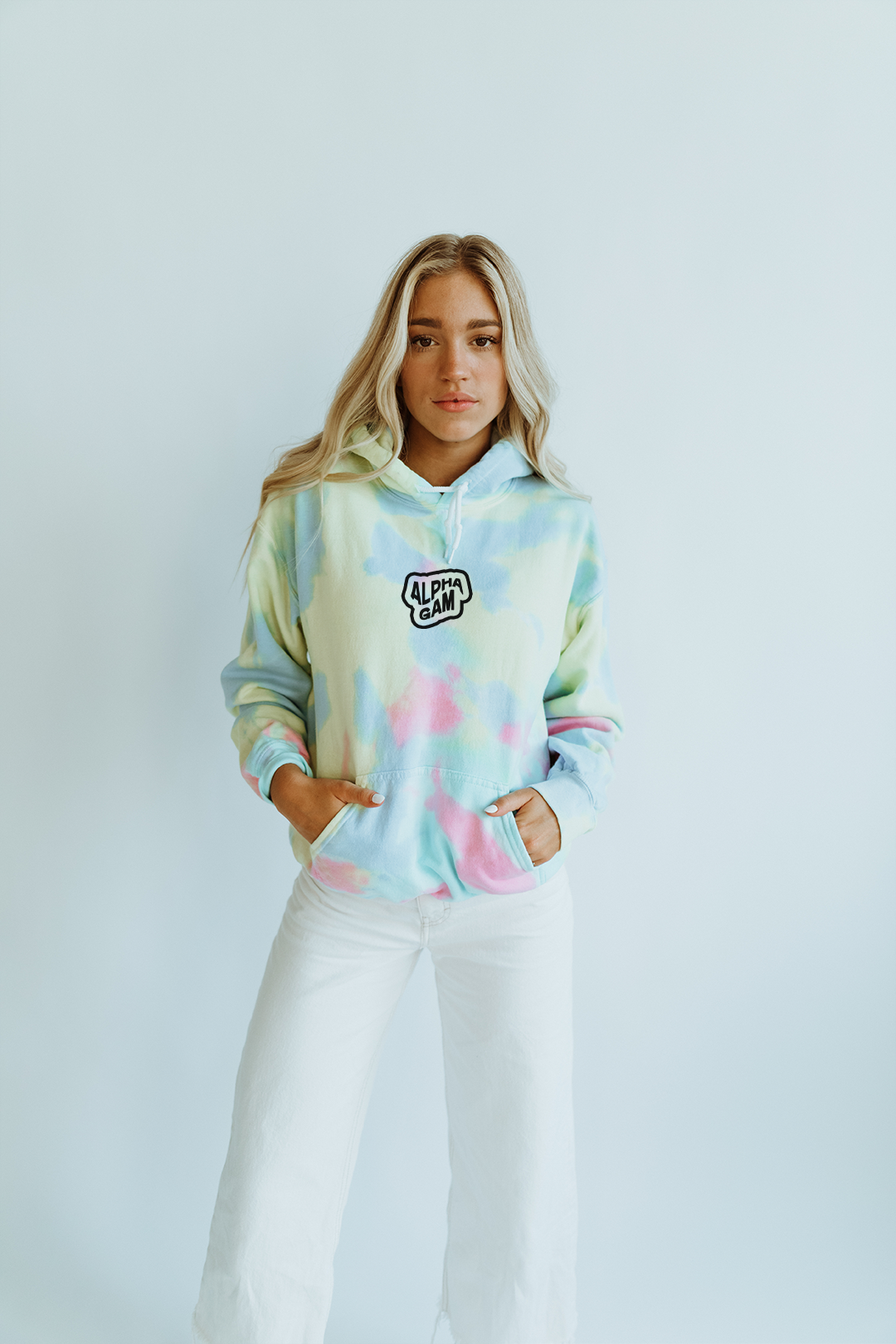 Tie Dye hoodie - Alpha Gam