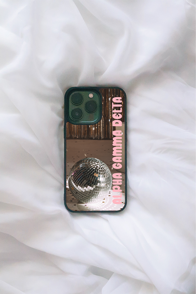 Pink Disco iPhone case - Alpha Gamma Delta
