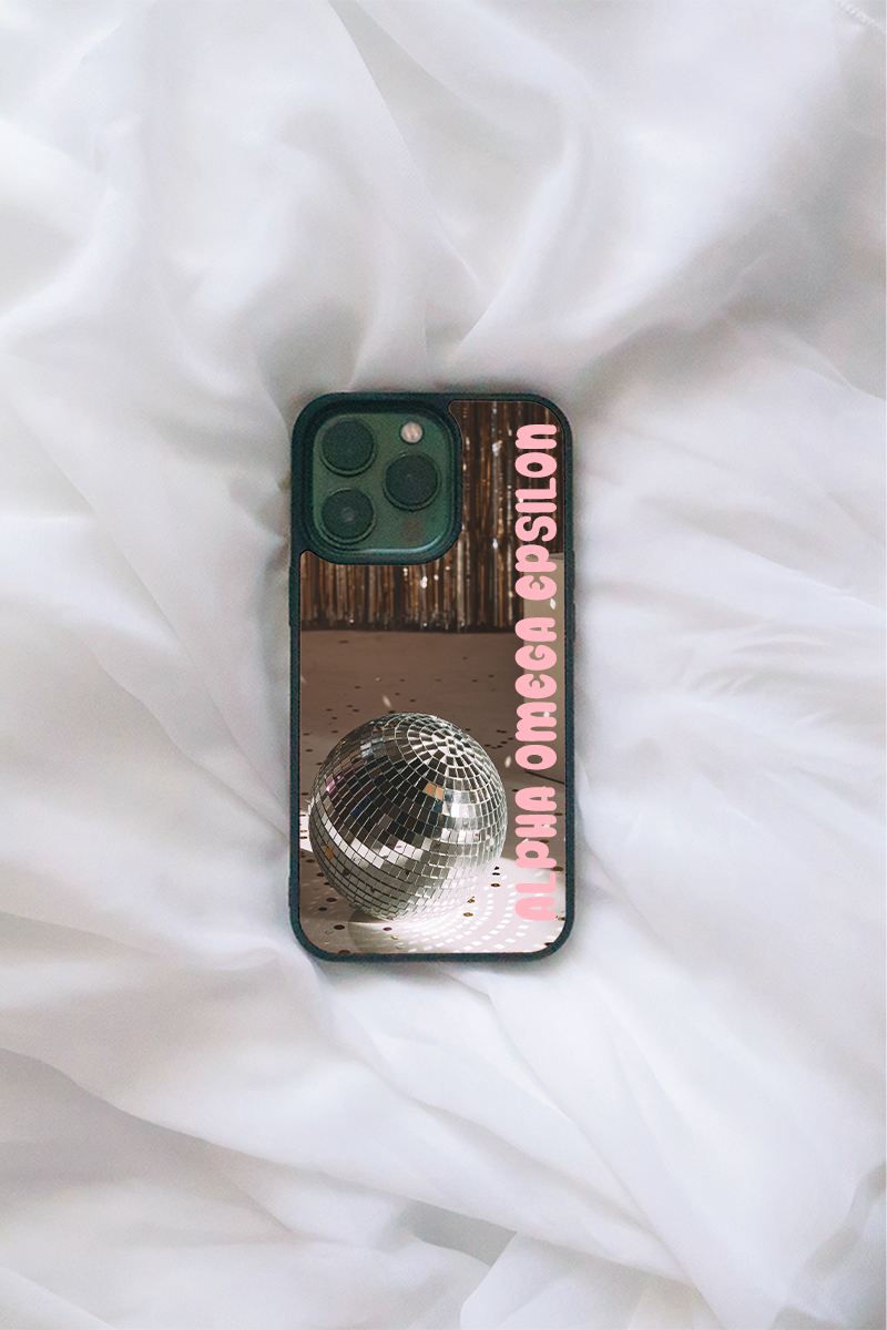 Pink Disco iPhone case - Alpha Omega Epsilon