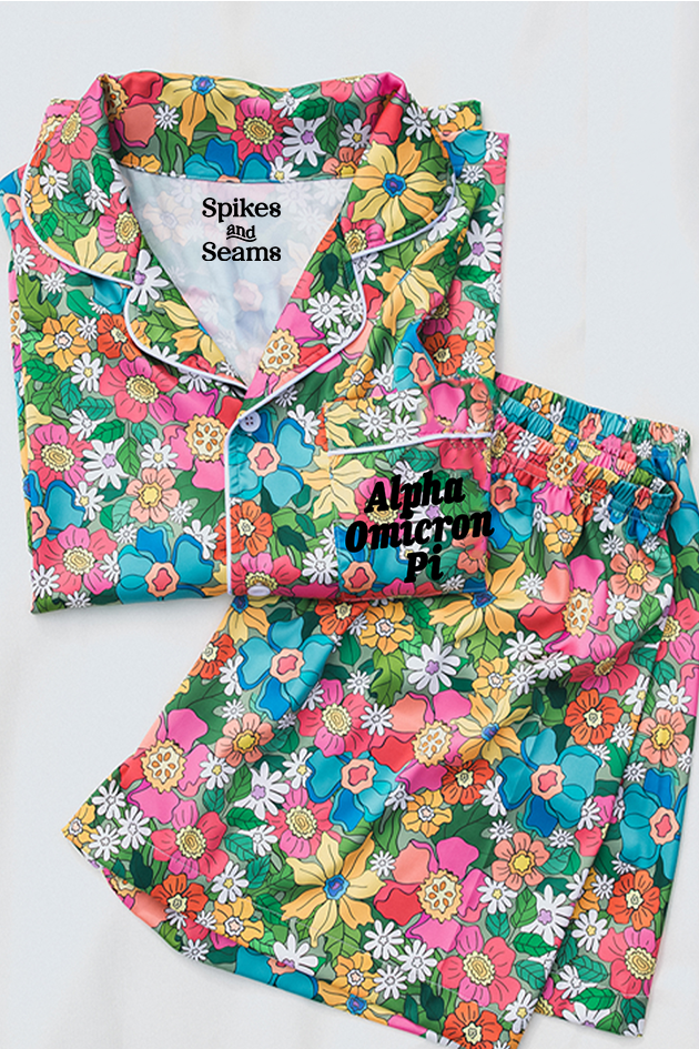 Flowerland pajamas - Alpha Omicron Pi