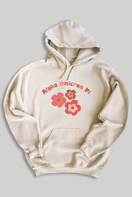 Groovy hoodie - Alpha Omicron Pi