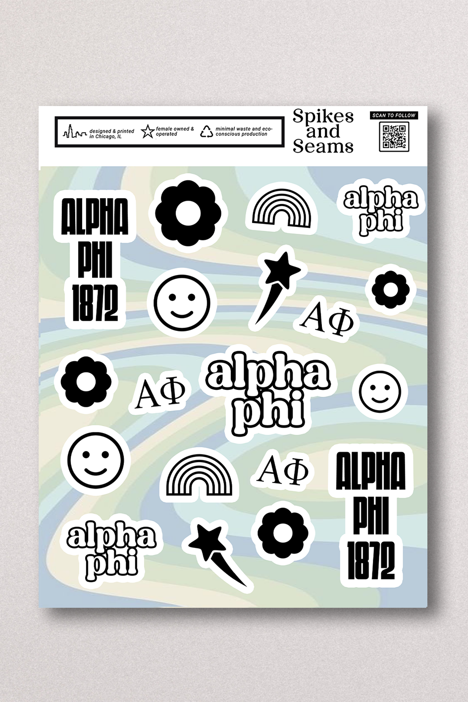 Sticker Sheet #13 - Alpha Phi
