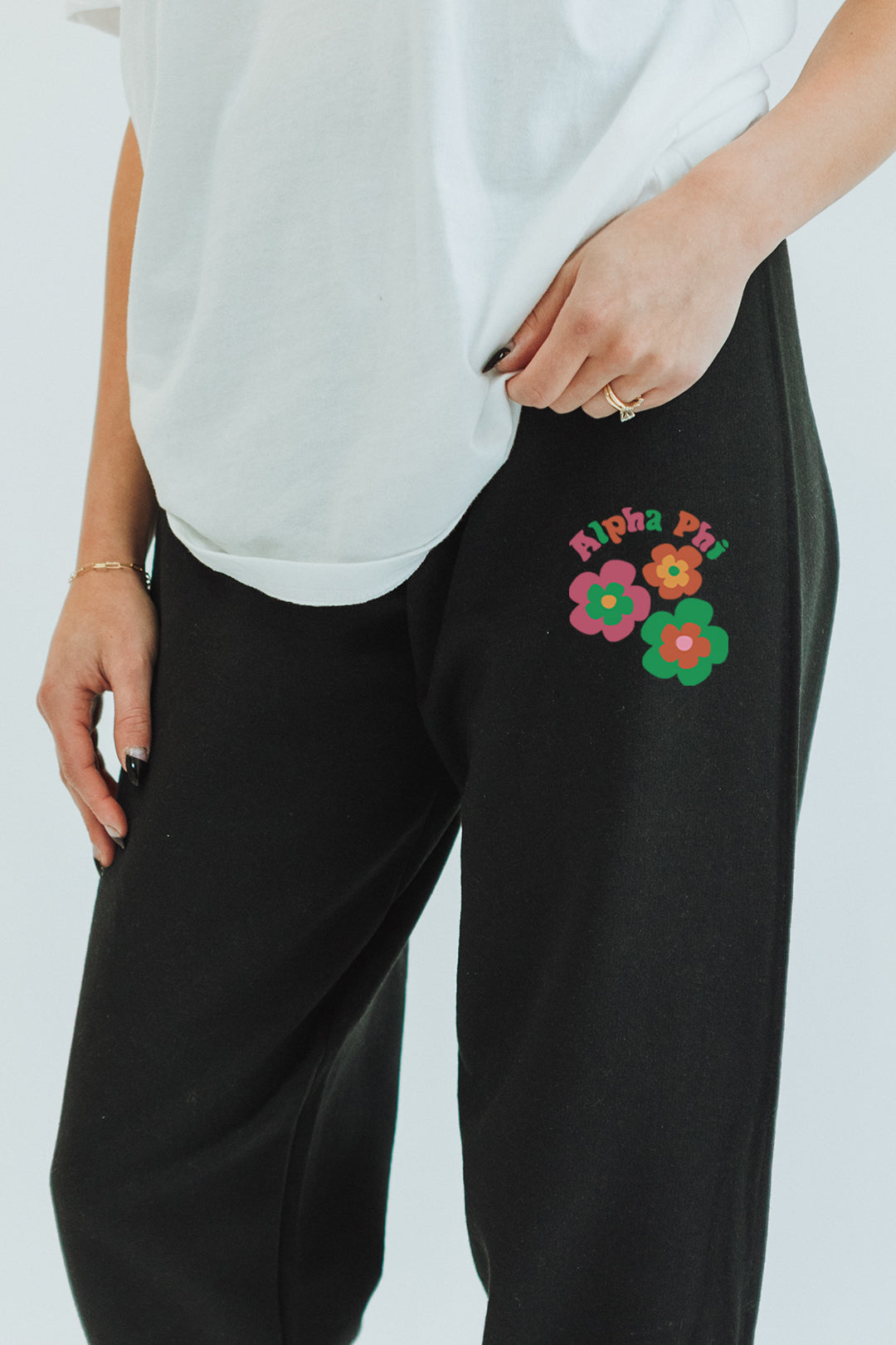Black Groovy sweatpants - Alpha Phi