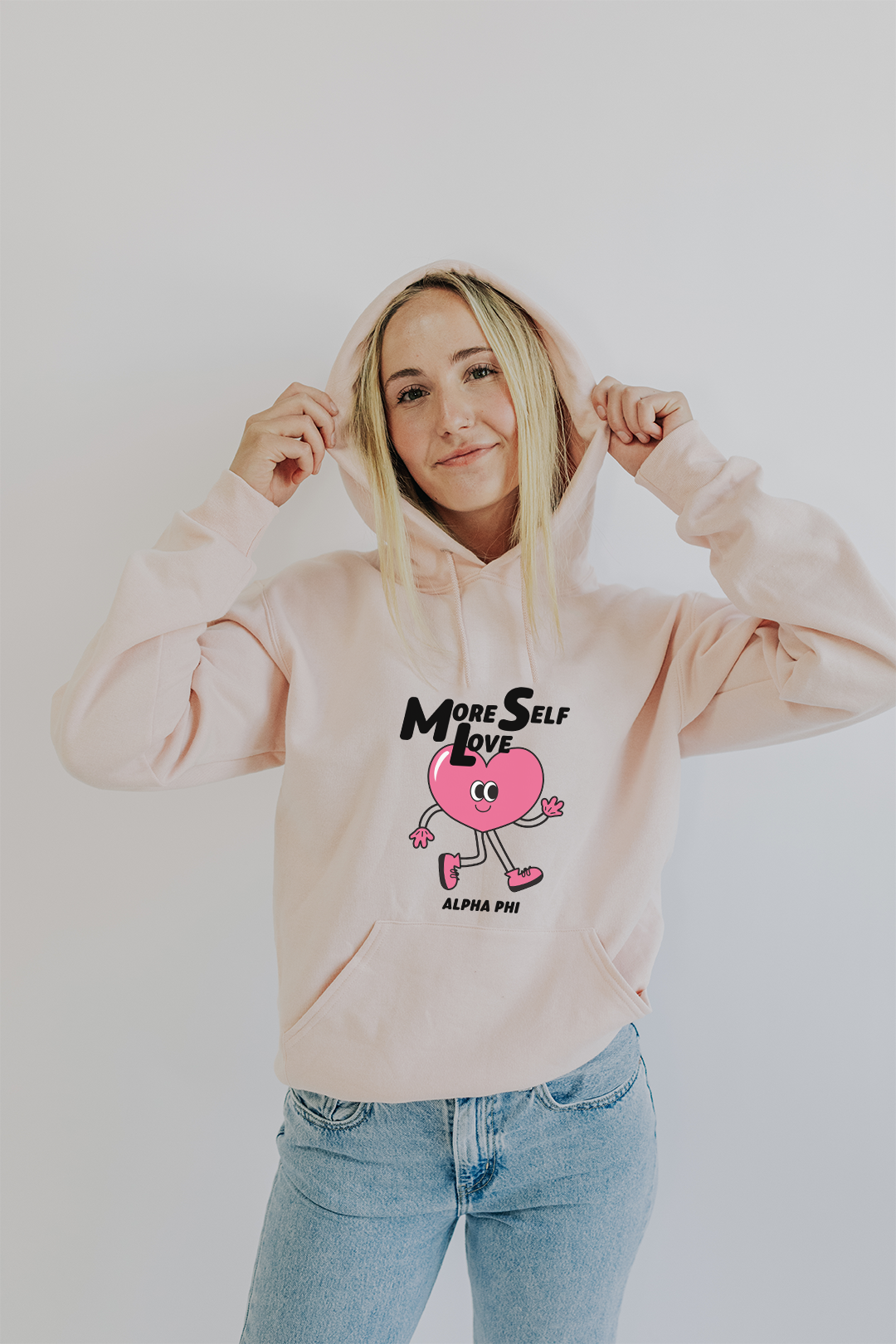 More Self Love hoodie - Alpha Phi