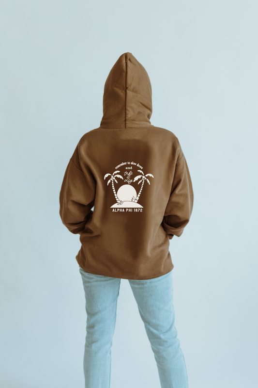 Slow Down hoodie - Alpha Phi