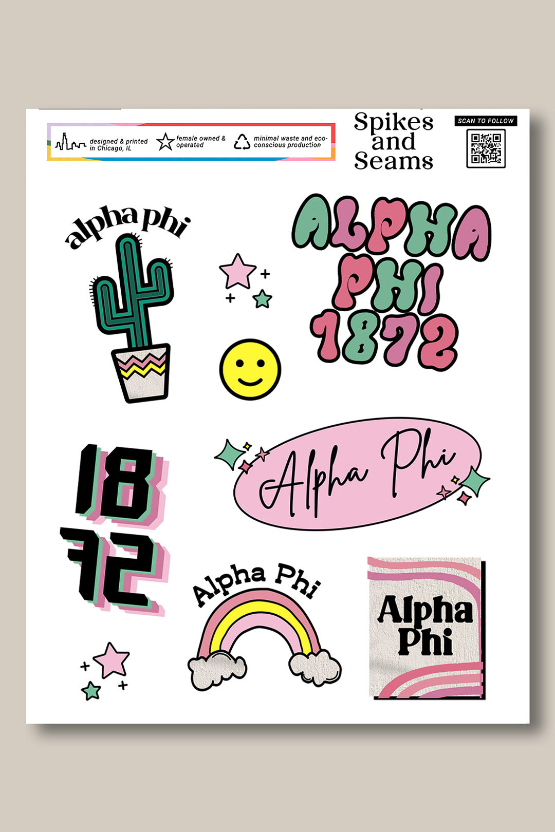 Sticker Sheet #6 - Alpha Phi