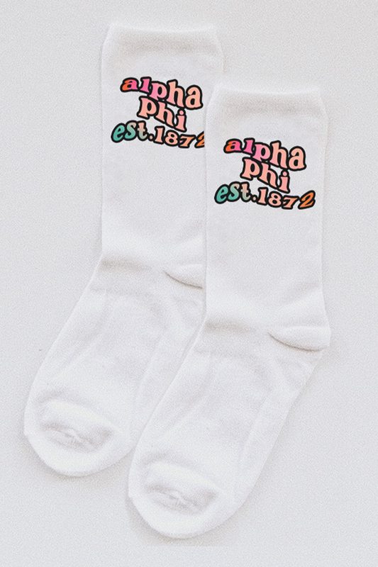 Gradient socks - Alpha Phi