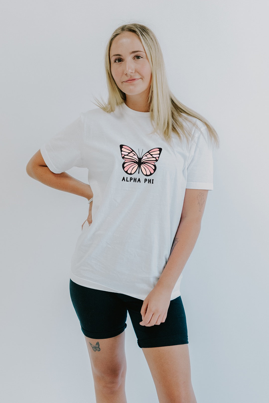 Butterfly tee - available for most sororities!