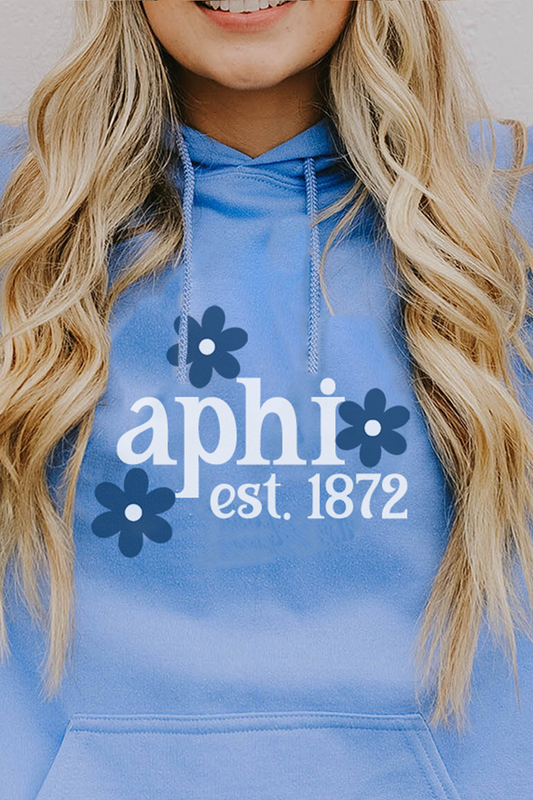 Blue Daisy hoodie - APhi