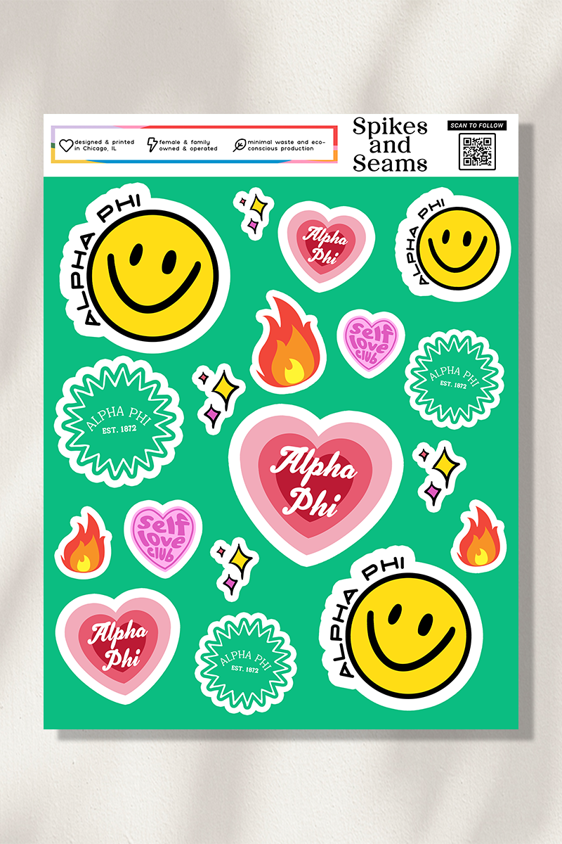 Sticker Sheet #14 - Alpha Phi